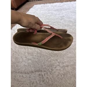 Sanuk Women’s Sz 7 Thin Strap Classic Thong/ Flip Flop Sandals.